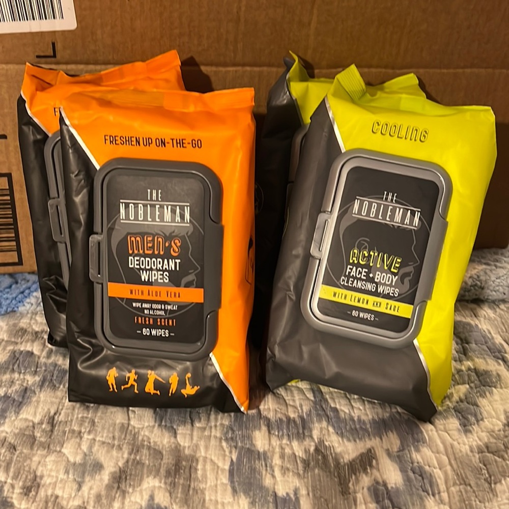 The Nobleman Cooling and Deodorant Wipes